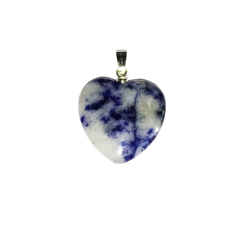 pendentif sodalite petit coeur