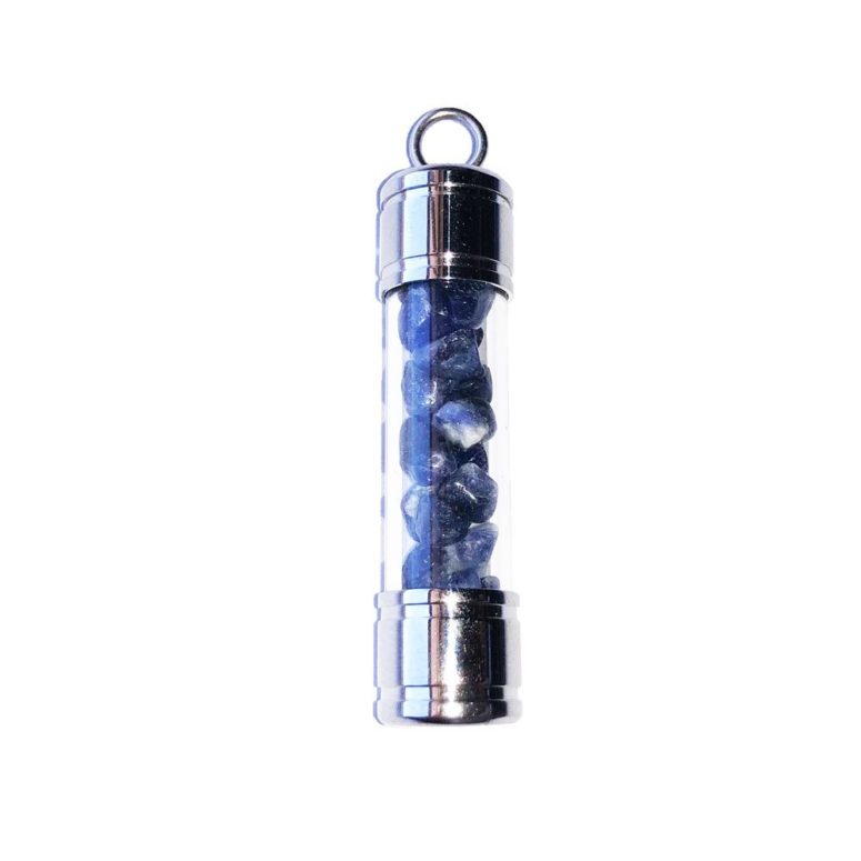 pendentif sodalite tube