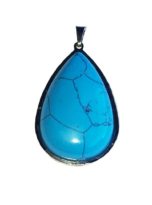 pendentif-turquoise-goutte-montee-acier-01