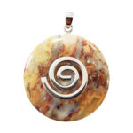 pendentif agate crazy lace pi chinois