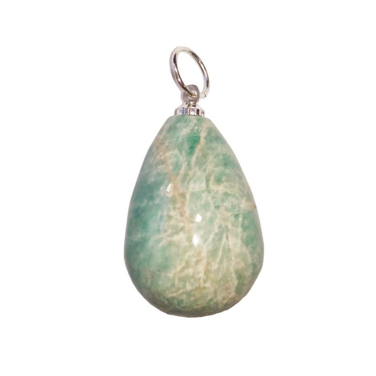 pendentif amazonite goutte eau