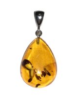 pendentif ambre goutte