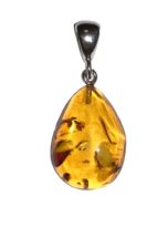 pendentif ambre goutte