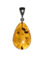 pendentif ambre goutte