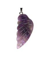 pendentif amethyste aile d’ange