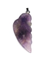 pendentif amethyste aile d’ange