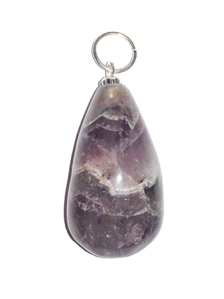 pendentif amethyste goutte eau