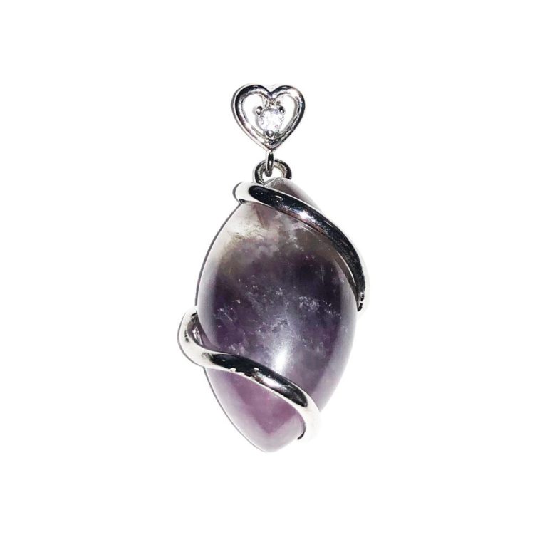 pendentif amethyste oeil de cheval