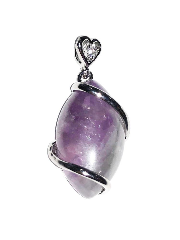 pendentif amethyste oeil de cheval