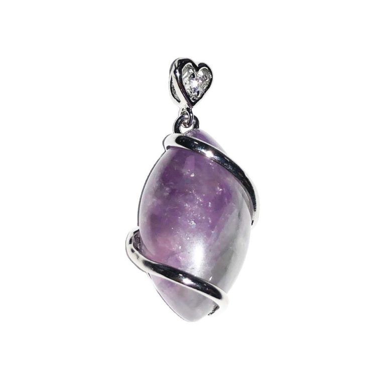 pendentif amethyste oeil de cheval