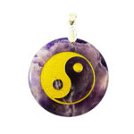 Pendentif Améthyste Taoïste Yin-Yang