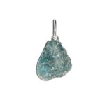 pendentif apatite bleue pierre brute