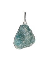 pendentif apatite bleue pierre brute