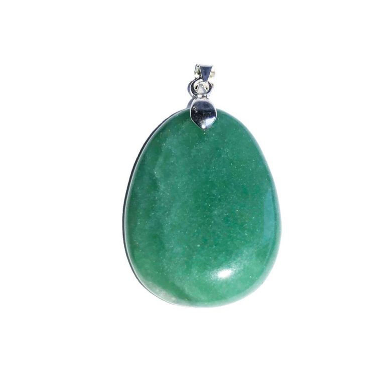 pendentif aventurine pierre plate