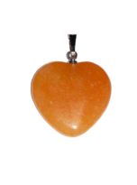 pendentif aventurine rouge coeur