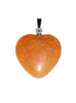 pendentif aventurine rouge coeur