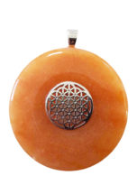 pendentif-aventurine-rouge-pi-chinois-donut-fleur-de-vie-40mm