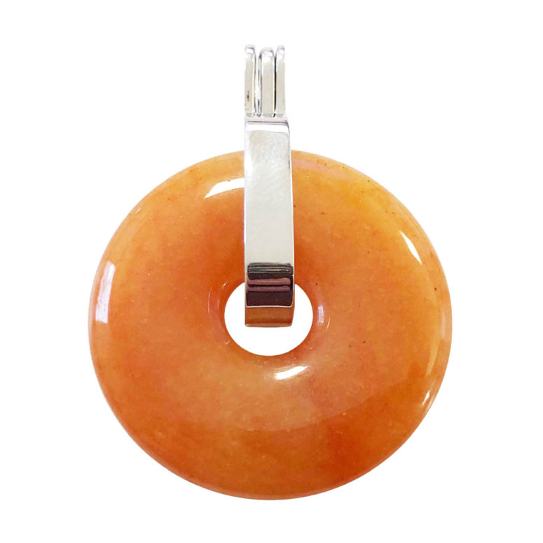 pendentif aventurine rouge pi chinois