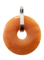 pendentif-aventurine-rouge-pi-chinois-donut-support-universel-argente-40mm