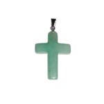 pendentif aventurine croix