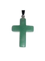 pendentif aventurine croix