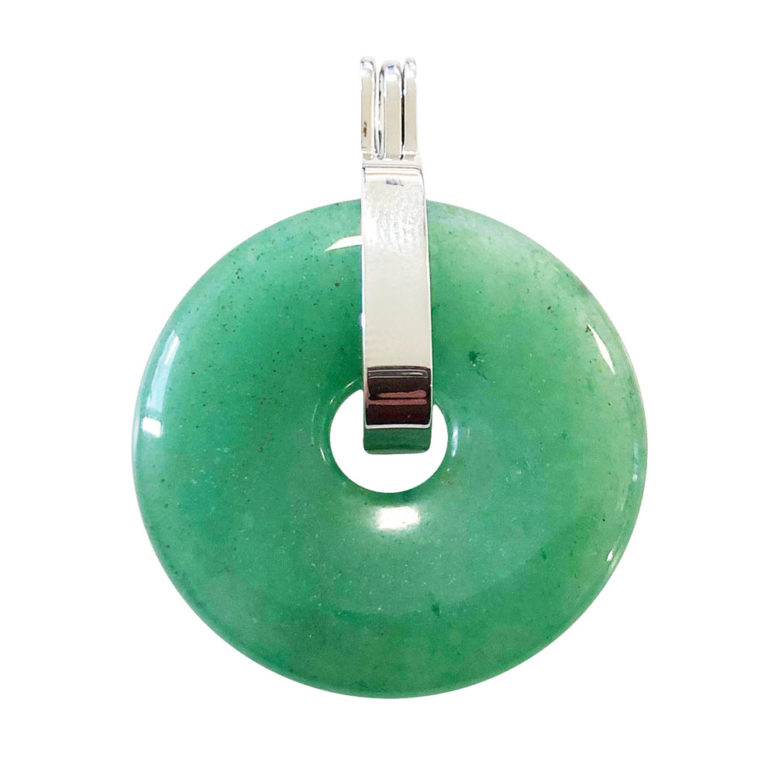 pendentif aventurine verte pi chinois