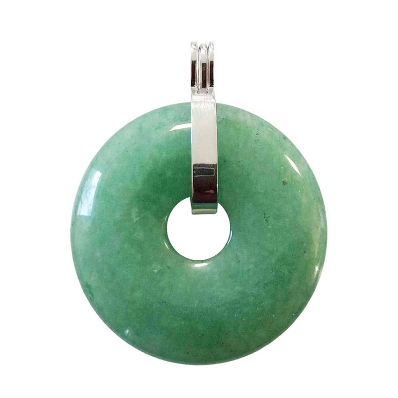 pendentif aventurine verte pi chinois