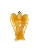 pendentif calcite orange ange