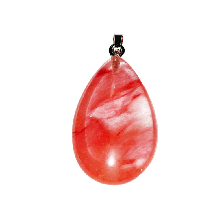 pendentif cristal melon d'eau goutte