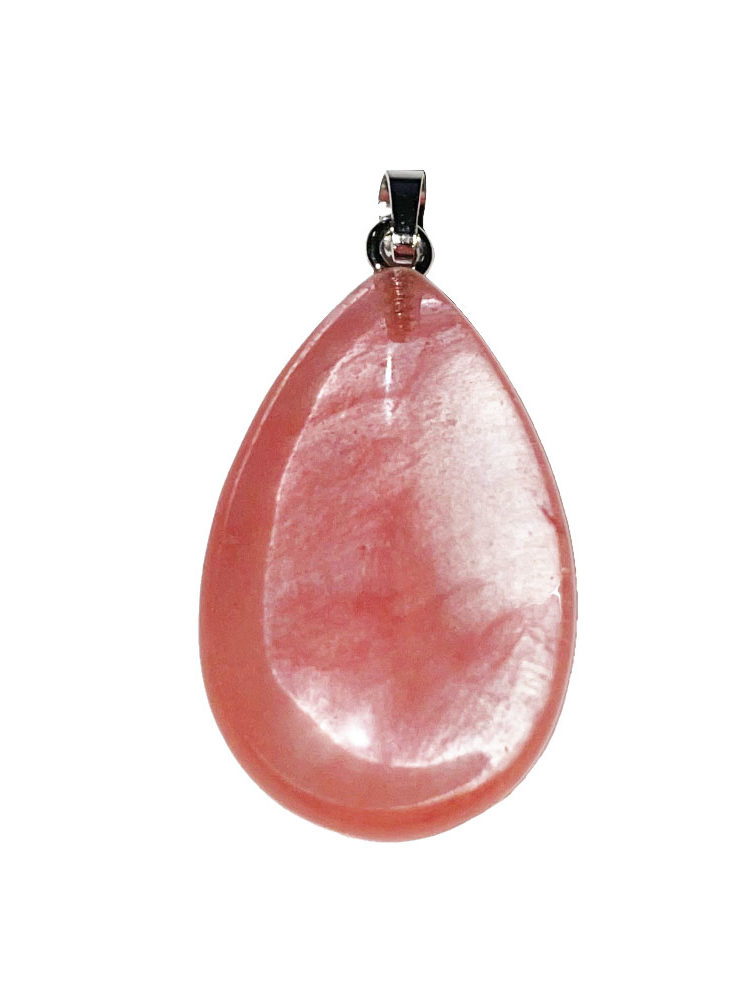 pendentif cristal melon d'eau goutte