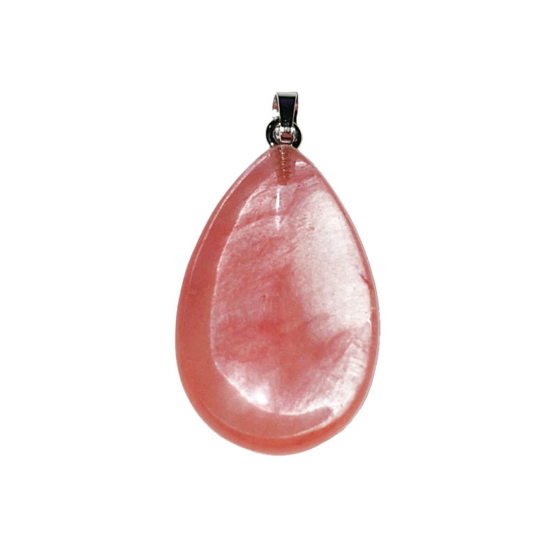 pendentif cristal melon d'eau goutte