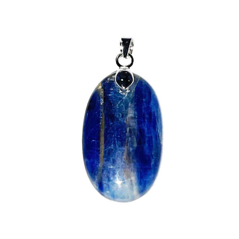 pendentif cyanite pierre plate