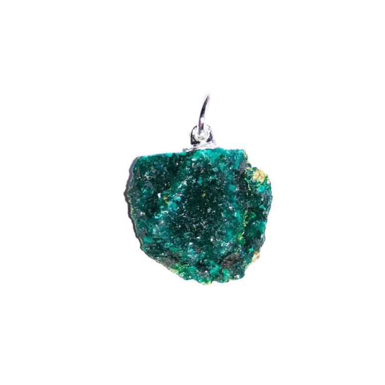 pendentif dioptase pierre brute