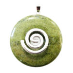 pendentif epidote pi chinois