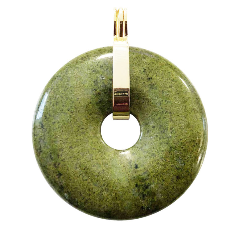 pendentif epidote pi chinois