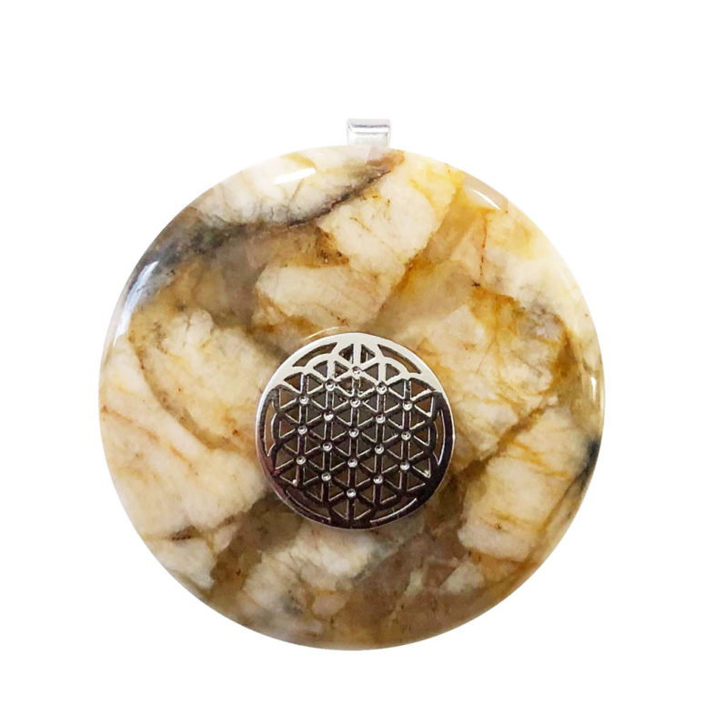 pendentif feldspath pi chinois