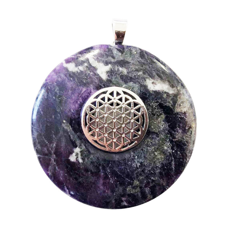 pendentif fluorite pi chinois