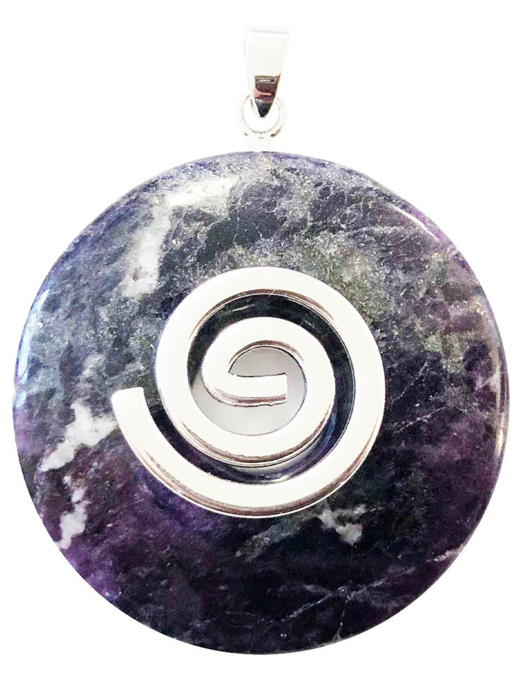 pendentif fluorite pi chinois