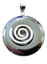 pendentif-hematite-pi-chinois-donut-spirale-argentee-30mm