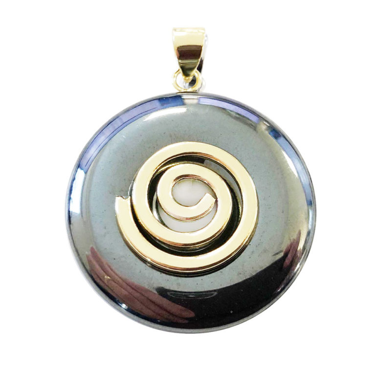 pendentif hématite pi chinois