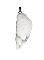 pendentif howlite aile d’ange