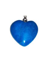 pendentif howlite bleue petit coeur