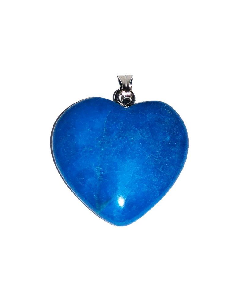 pendentif howlite bleue petit coeur