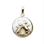 pendentif howlite chat