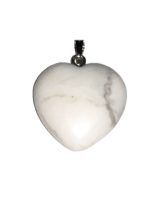 pendentif howlite coeur