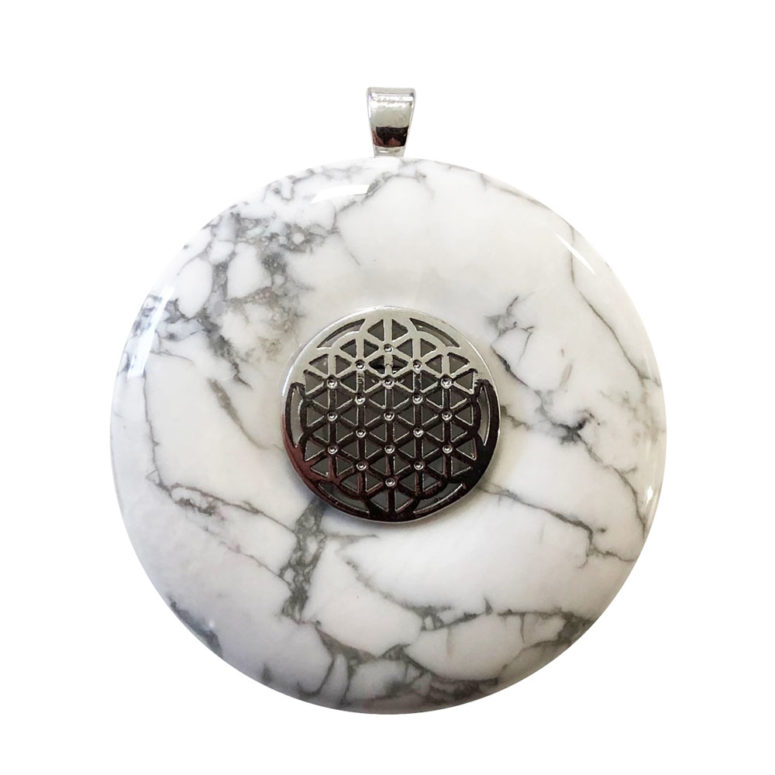 pendentif howlite pi chinois