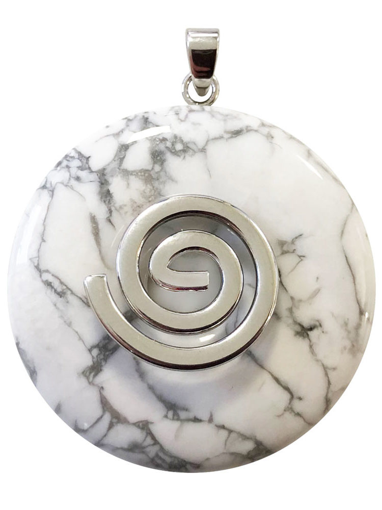 pendentif howlite pi chinois