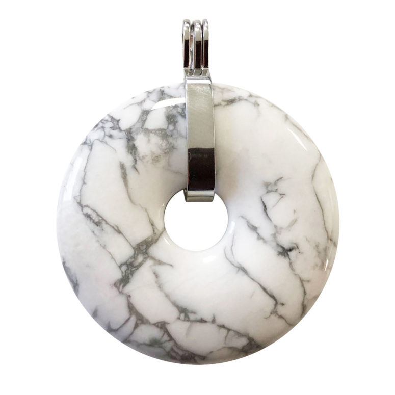 pendentif howlite pi chinois