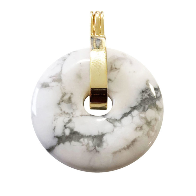 pendentif howlite pi chinois