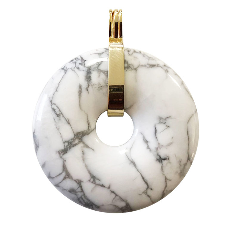 pendentif howlite pi chinois